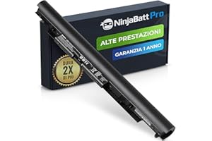NinjaBatt Pro Batteria JC03 JC04 per HP Pavilion 250 G6 919700-850 15-BS015DX 15-BS020WM 15-BW011DX 15-BS013DX 15-BS113DX 15-BS115DX 17-BS011DX 14-BW012NR TPN-129 - Samsung Celles [2600mAh/14.8v]