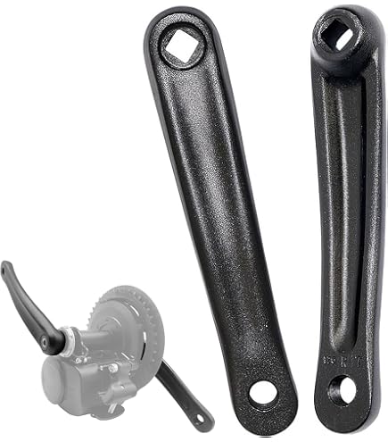 Paire De Bras De Manivelle Vélo 210 Mm - Pour Moteur D'entraînement Central, BMX, Cruiser, VTT