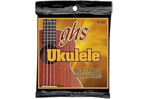 GHS STRINGS GHS Ukulele Nylon Tie-Ends - Ukulele String Set, Baritone, Black Nylon