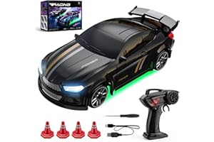 Umikk Mini RC Drift Car Pro, 1:64 Frngesteuert Drift Auto, 4WD Tabletop Drift RC Car, Ferngesteuertes Auto, Hobby-Desktop Geschenk für Erwachsene (Stil 1)