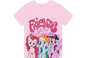 My Little Pony T-Shirt Flickor, Flicktopp med Glittriga Stjärnor