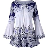 Morbuy T-Shirt Donna Manica Corta In Cotone: Maglietta Casuale Allentata A Linea A. Perfetta Per L'Estate, Dal Taglio Comodo Che Copre I Fianchi. Taglie Forti Disponibili! - 3