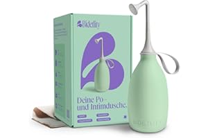 ‎BIDETLITY Bidetlity Po- & Intimdusche 3.0 – Tragbares Bidet, ersetzt Feuchttücher, spart Toilettenpapier, inkl. Reisetasche, BPA-frei