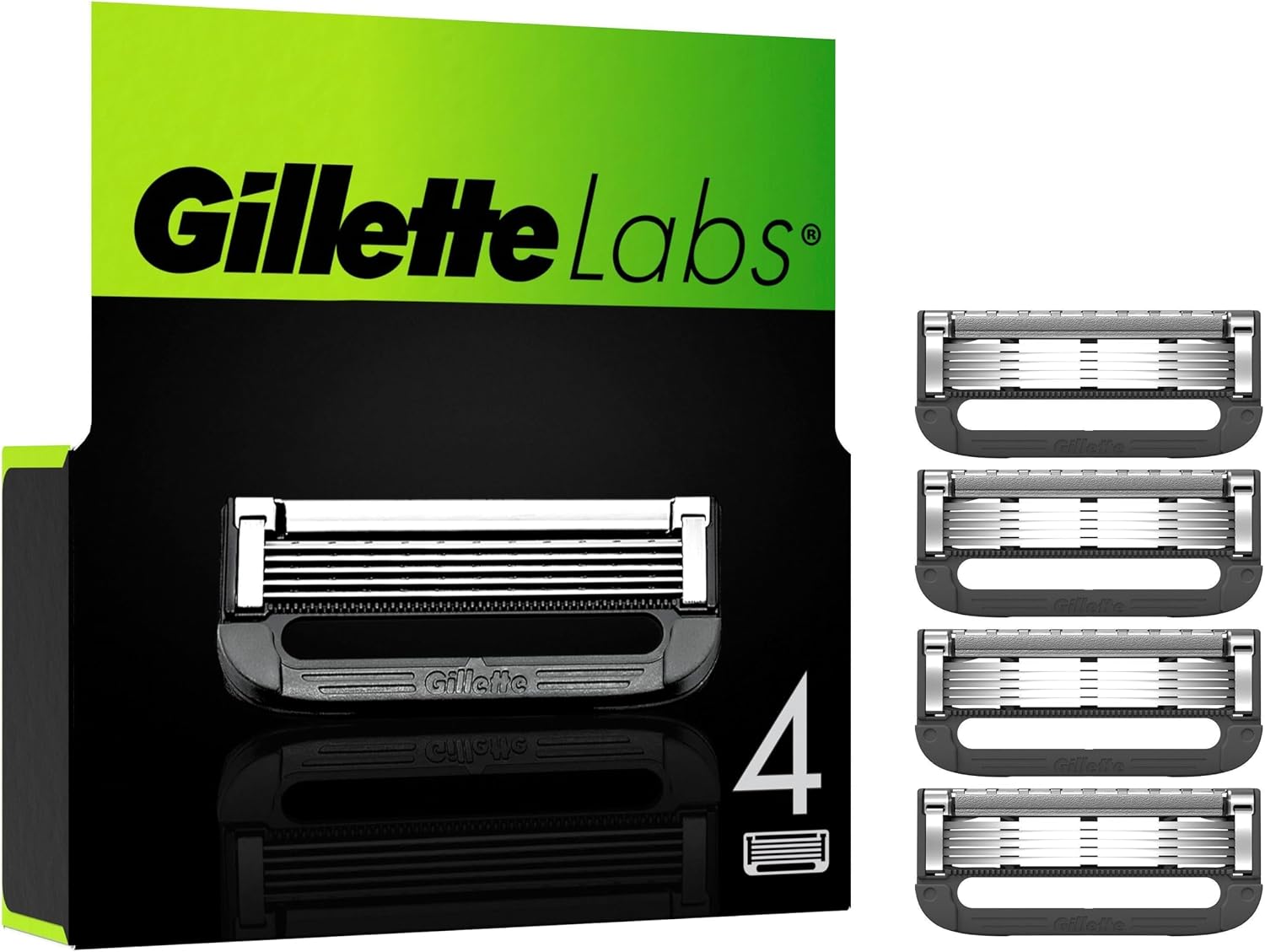 Prise en Main & Utilisation au Quotidien : Gillette Labs Razor Blades Men Pack of 4 Razo