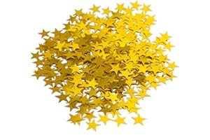 Oblique Unique® Stern Konfetti Geburtstag Jubiläum Hochzeit Feier Party Gold Tisch Deko Weihnachten Sterne Streudeko 14g