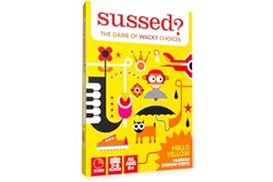 SUSSED Card Game for Kids & Adults - Can They Guess Your Answer? | The Wacky Travel Game for Family Holidays & Car Trips | Birthday Gift Idea | Yellow Pack