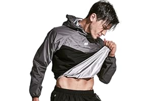 HOTSUIT Vêtement de sudation Hommes Sweat Pantalon et Veste pour SPORT Sweat Suits Vêtements de Sauna Combinaison Sudation pour sport de sweat