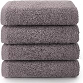 Top Towel Hand Bath Towels (4 Pieces): Soft and Absorbent Wash Towels &ndash; 100% Cotton, 400 g/m&sup2;, Lint Free