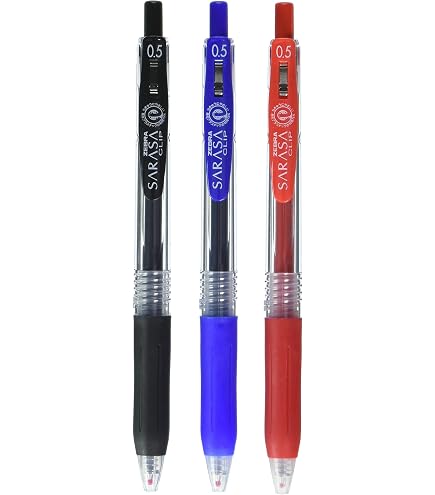 1 X Zebra Sarasa Push Clip Gel Ink Pen - 0.4 Mm - Blue