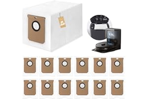 RONGZY 12 Pack Bolsas de Polvo para Conga Home 10000, 8090 Ultra, 9090 IA 2,5L de Capacidad Bolsas de Aspiradora Compatible con eufy L50 SES, L60 SES y para Haier H9+ Accesorios