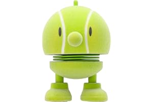 ‎HOPTIMIST Hoptimist Tennis Bumble, Tennis Zubehör, Deko & Glücksbringer, Lustiges Gadget oder Geschenk für Tennisliebhaber & Fans, Höhe 7,6 cm, Durchm. 5,8 cm