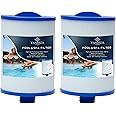 YANHUA Spa Filters for Hot Tub Filter, PWW50 Filter Replacemen, Compatible for PWW50 Hot Tub Filter, for Unicel 6CH-940, for Filbur FC-0359, for Waterway Plastics 817-0050 (2)