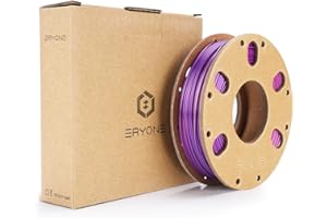 PLA Filamento 1.75mm Silk, ENISINA Filament PLA Shiny Silky Shine para Impresora 3D, Precisão Dimensional +/-0,03 mm,200g / 7.06oz(Oro & Morado)