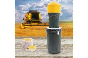 KENSYUINT Elektrische Getreidemühle Futtermittel Mühle Futtermühle Mehl Mühle Schrotmühle Zerkleinerer mit 5 Siebe, 25L Eimer, Getreide Mühle Maschine für Weizen, Gerste, Mais, Hafer
