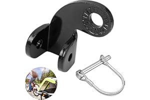 Apalie 12.2 MM Bike Trailer Hitch, Steel Hitch for Burley Bike Trailer for Kids, Coupler Attachment for Burley Bee Bicycle Trailers and Old Models Work with Disc Brake