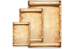100 fogli di carta da lettera decorati PERGAMENA Antico & Storia Vecchia Carta Vecchio Stile DIN A4 - Paper-Media