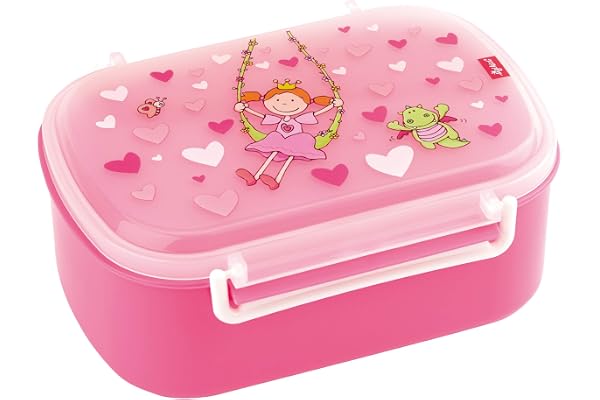 SIGIKID Fille, Boîte à Goûter avec Motifs Colorés, Pinky Queeny, Rose, 24472