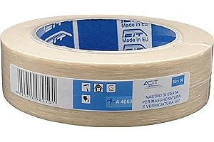 Acit 4063 Taśma Malarska, Biały, 50 m x 30 mm