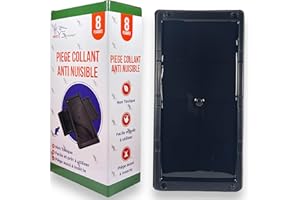 H PROTECT Y 3NVIRONMENT HY3 Piege a Souris⎮Grande Taille⎮8 Plaque Collante Souris⎮Piege a Rat⎮Piège à Souris⎮Plaque Souris⎮Attrape Souris⎮Colle Souris⎮ Glue Souris⎮Plaque de Glue Souris⎮Plaque englué Souris⎮Puissant