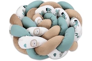 Totsy Baby Cuscino decorazione per bambini 150 cm - soffice cuscino decorativo camera dei bambini cuscino per bambini intrecciato cotone Afrika Blau