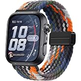 Rongep [&Ouml;rg&uuml; Loop] Huawei Watch Fit 5/Fit 5 Pro/Fit 4/Fit 4 Pro/Fit 3 ile Uyumlu Kordon Manyetik Tokalı Konforlu Fit 5 Kordon