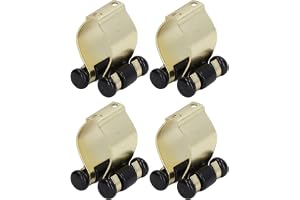 BRRNOO Pool Stick Clips, Pool Stick Hållare Clips Biljardbord Cue Hållare Clamp/Holder Guld 4st Väggfäste Metall Järn Biljard