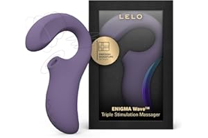 ENIGMA Wave de LELO, Masajeador de Triple Estimulación con Tecnología WaveMotion y 8 Modos de Vibración, Succionador de Clíto