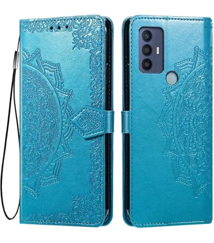 Custodia A Portafoglio In Pelle Per TCL 20 SE (6,8") Con Chiusura Magnetica, Slot Per Carte E Cavalletto - Colore Rosa