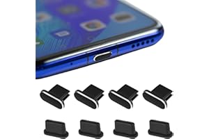 Tigmew 8 Stücke USB C Schutzkappe 4 Aluminium und 4 Silikon USB C Staubschutz Handy Zubehör Kompatibel mit iPhone 15 Pro Max Samsung Galaxy S23 Xiaomi Google Pixel Motorola Nothing Phone