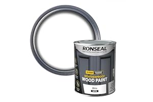 RONSEAL ASINOAUK30K 10 Year Weatherproof Paint, White Satin, 750 ml (Pack of 1)