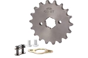 ‎GOOFIT GOOFIT 420 18 T 17mm Motorrad Motor Kettenritzel Kettenräder Ritzel kleines Kettenrad Ersatz für 50cc 70cc 90cc 110cc Motorcycle Dirtbike ATV Quad