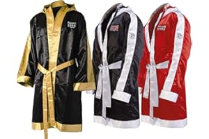 Paffen Sport Peignor de Boxe avec capuche dans un look soie pour la boxe, le kickboxing, la boxe thai et autres arts martiaux