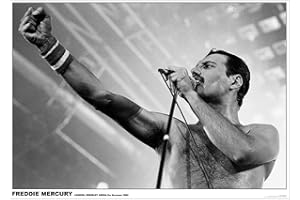 Close Up Poster Queen - Freddie Mercury (84cm x 59,5cm)