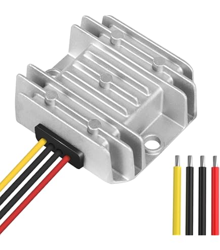 HOMELYLIFE Convertisseur DC 12V 24V Vers 5V 5A 25W - Régulateur Abaisseur Voiture Étanche
