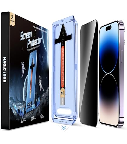 MAGIC APP Schutzglas Für IPhone 14/15 & Modelle – 9H Härte, ölabweisend, Einfach Zu Montieren