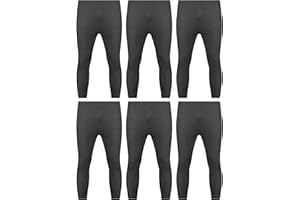 WARMLAND 6 x Mens Thermal Long Johns Top Bottom Underwear Trousers T Shirt Set S M L XL