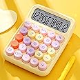 Cryfokt Calculator, Efficient Exquisite Mechanical Keyboard Colored Electronic Calculator for Classroom for Home (Yellow), CRYFOKTFRGQXZ4E7C-11
