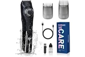 ‎SUPRENT SUPRENT Bart Trimmer Herren Elektrisch Alles in Einem Verstellbar Bartschneider mit 19 Schnittlängen Barttrimmer Rasierer Präzisionstrimmer (Schwarz)