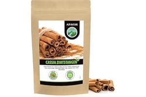 ‎ALPI NATURE Alpi Nature Cinnamon Sticks Cassia (250G) Cassia Cinnamon 7-8 cm 100% naturalne delikatnie wysuszone oczywiście bez dodatków wegańskie