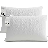 DON ALGODON - Memory Foam Pillow Pack of 2 Pillows 75 cm - Stretch Fabric Maximum Breathable Softness - Filling 100% Memory F
