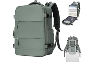 SZSYCN Zaino Borse da cabina per Ryanair 40x20x25 Borsa da viaggio per Easyjet 45x36x20, Zaino da viaggio Zaino da escursionismo, Zaino casual Scomparto per laptop da 15,6 pollici per la scuola