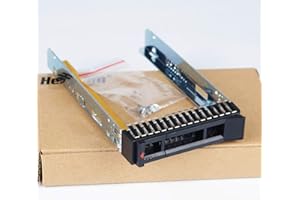 Heretom 2,5 pollici Vassoio per Disco Rigido SAS SATA SSD Caddy Tray per servera rack Lenovo ThinkSystem SR250, non compatibile con unità NVMe