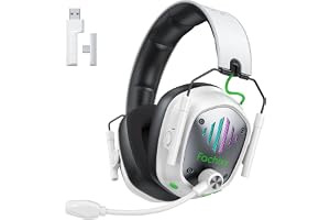 Trådlöst spelheadset med mikrofon för PS5, PS4, PC, Switch, Mac