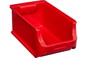 Allit ProfiPlus Lager-Box | Stapelbox | Gr.4 rot 355x205x150mm, 456213