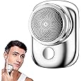 SAMMOO Mini-Shaver Portable Electric Razor, Mens Razor USB Rechargeable Shaver Beard Trimmer Shaver for Men, Pocket Size Washable Electric Razor