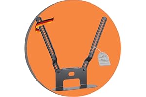 PureMounts PM-SOM-080 pour montage direct sur téléviseur compatible avec SONOS BEAM Barre de son, charge utile: 5 kg, noir