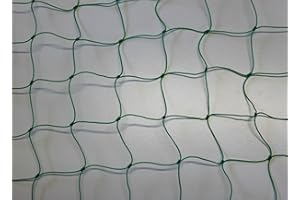 PIELOBA Ballfangnetz - Ballnetz - Netz - grün - Masche 5 cm - Stärke: 1,2 mm - Größe: 3,00 m x 6 m