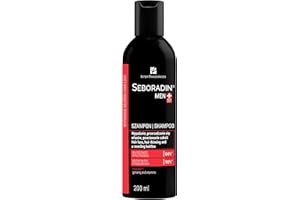 Champú Seboradin para Hombres, para Calvicie, Caída del Cabello y Rayita, 200 ml