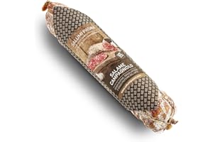 Salami Campagnolo en papier alimentaire Salumi Pasini® | Salami assaisonné italien | Produit avec de la viande italienne et ficelé à la main | 250g
