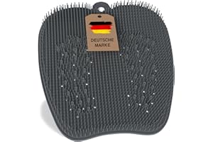 ‎VMBATHROOMS VMbathrooms Fußzauber Das Original | Rutschfeste Fußbürste für Massage & Fußreinigung | Silikon Fußwaschmatte für die Dusche | Fußschrubber mit Peeling Effekt